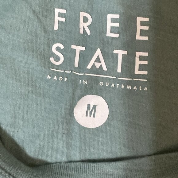 Free State Basic Tee - Turquoise/green - medium - daisies - - Picture 4 of 4